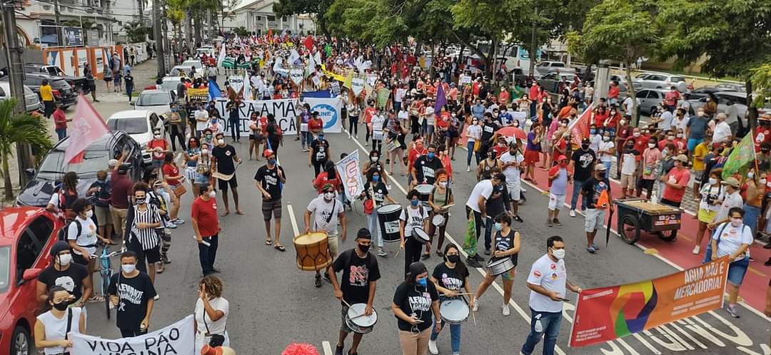 Sábado de protestos em João Pessoa e Campina Grande pelo impeachment de Bolsonaro