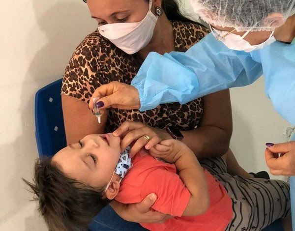 Paraíba é o primeiro estado do país a atingir meta da campanha de vacinação contra a poliomielite no Brasil
