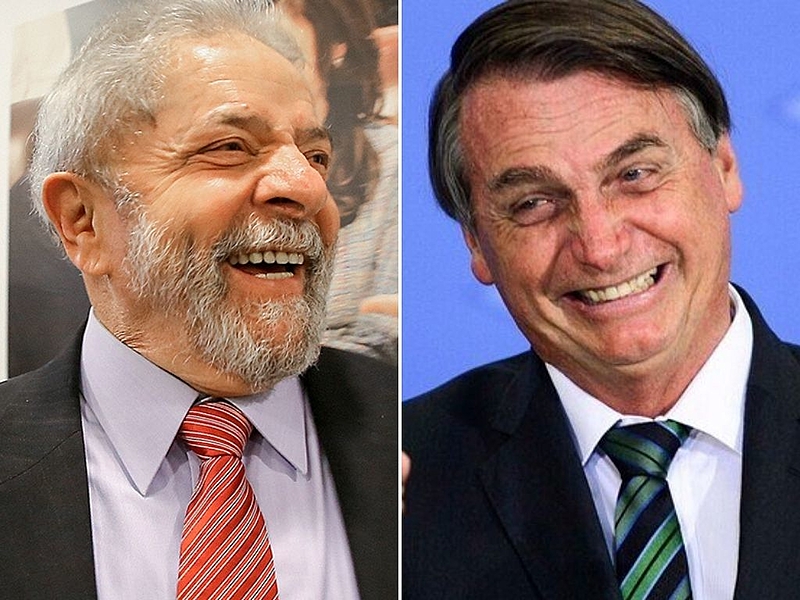 IPEC: Lula tem 51% e Bolsonaro 43% no segundo turno